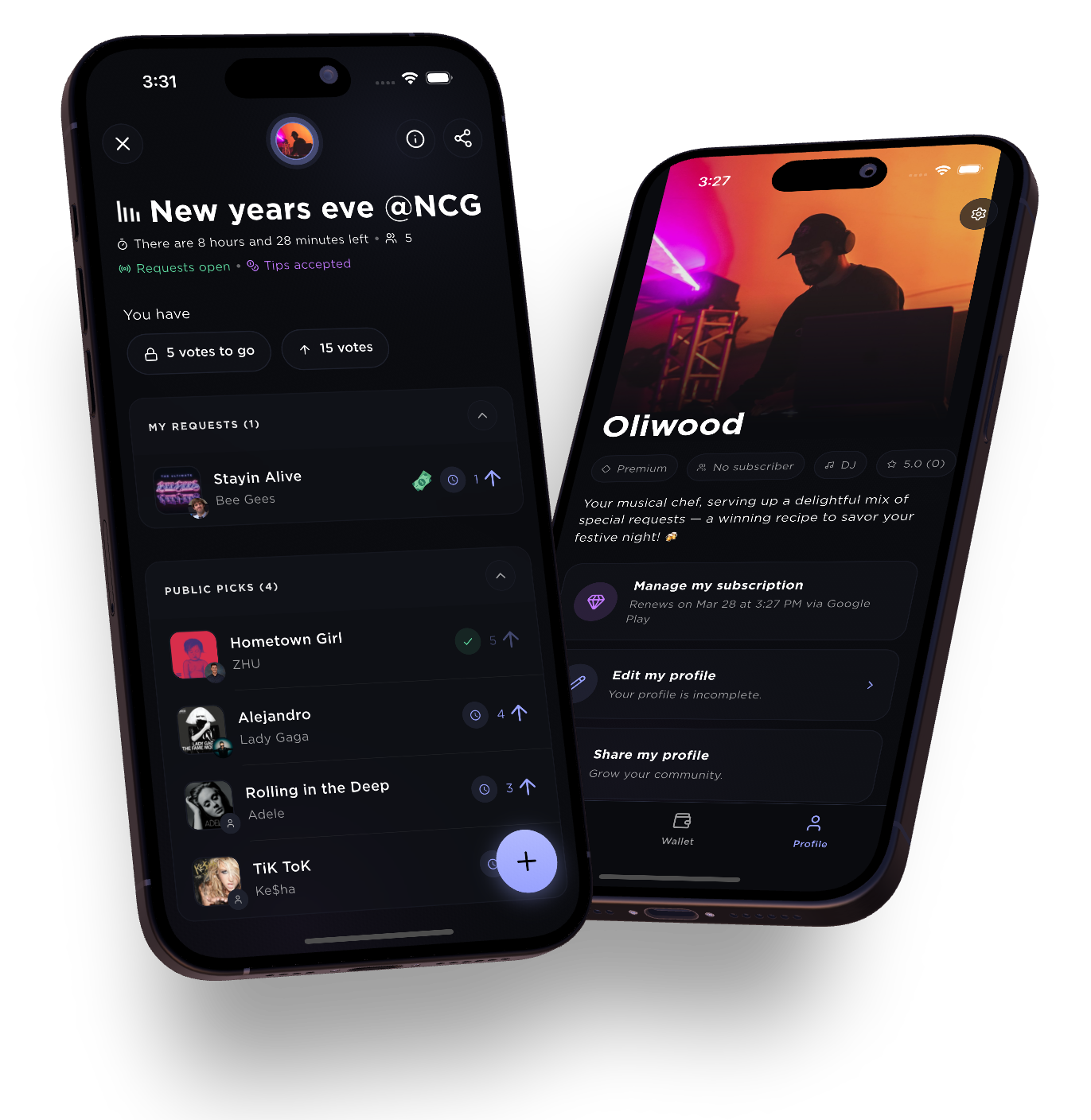 Special Request app